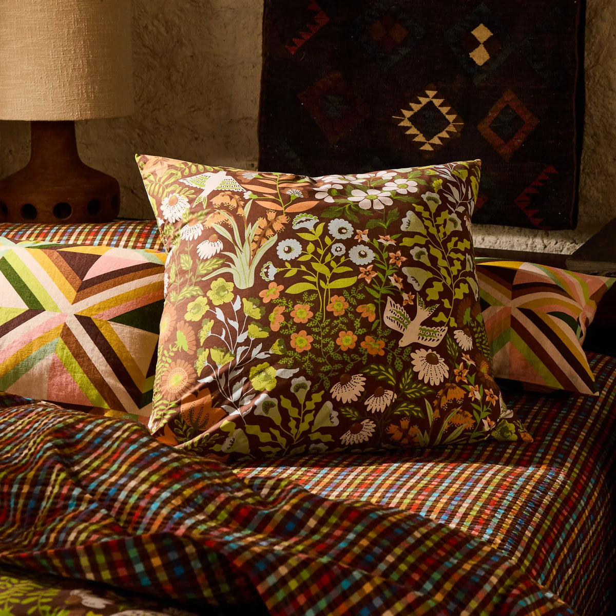 Sloane Cotton Pillowcase Set - Umber