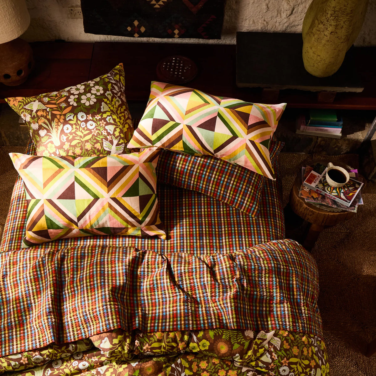 Sloane Cotton Pillowcase Set - Umber
