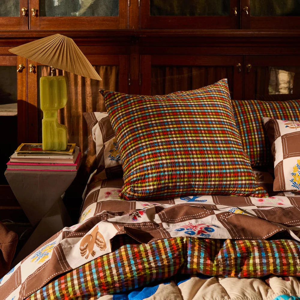 June Cotton Seersucker Pillowcase Set