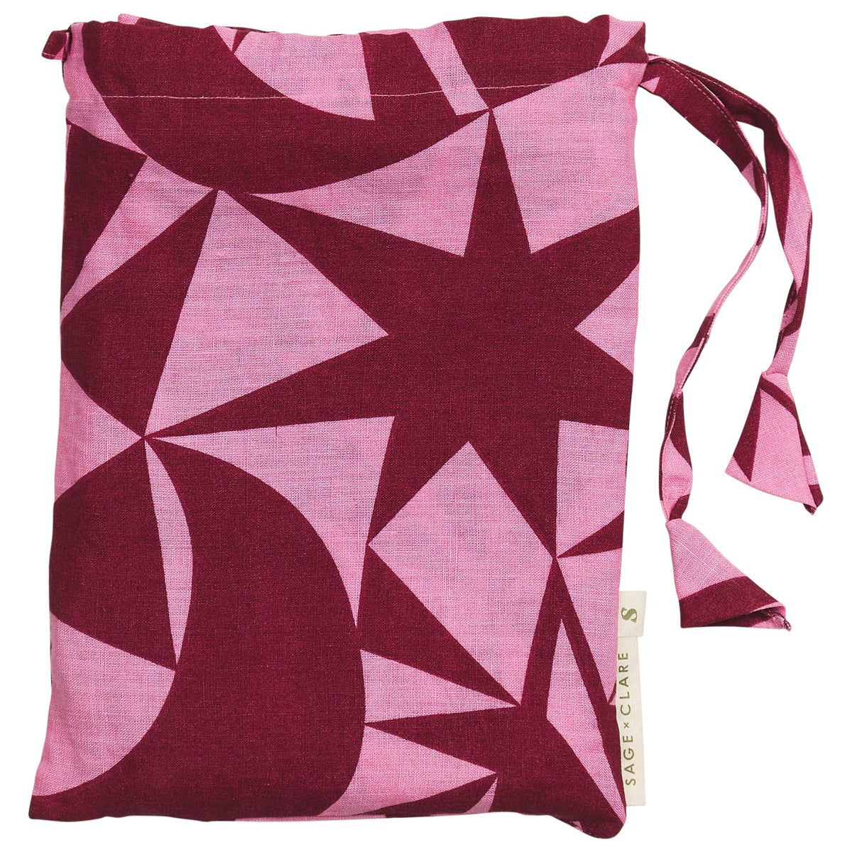 Nora Linen Pillowcase Set - Dahlia