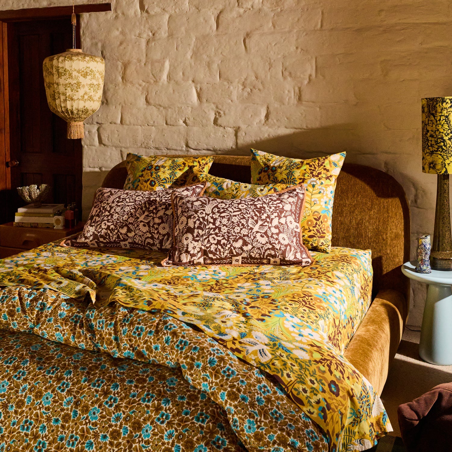 Indiana Linen Pillowcase Set - Umber