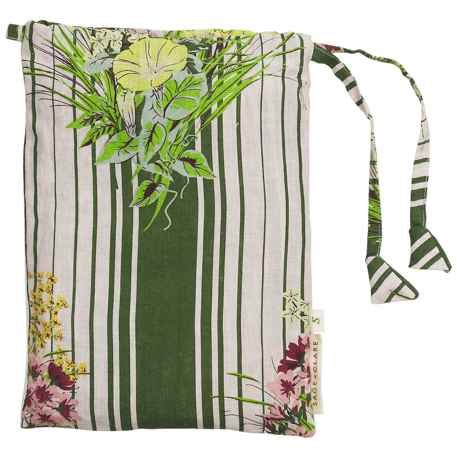 Dempsey Linen Quilt Cover - Hunter Green