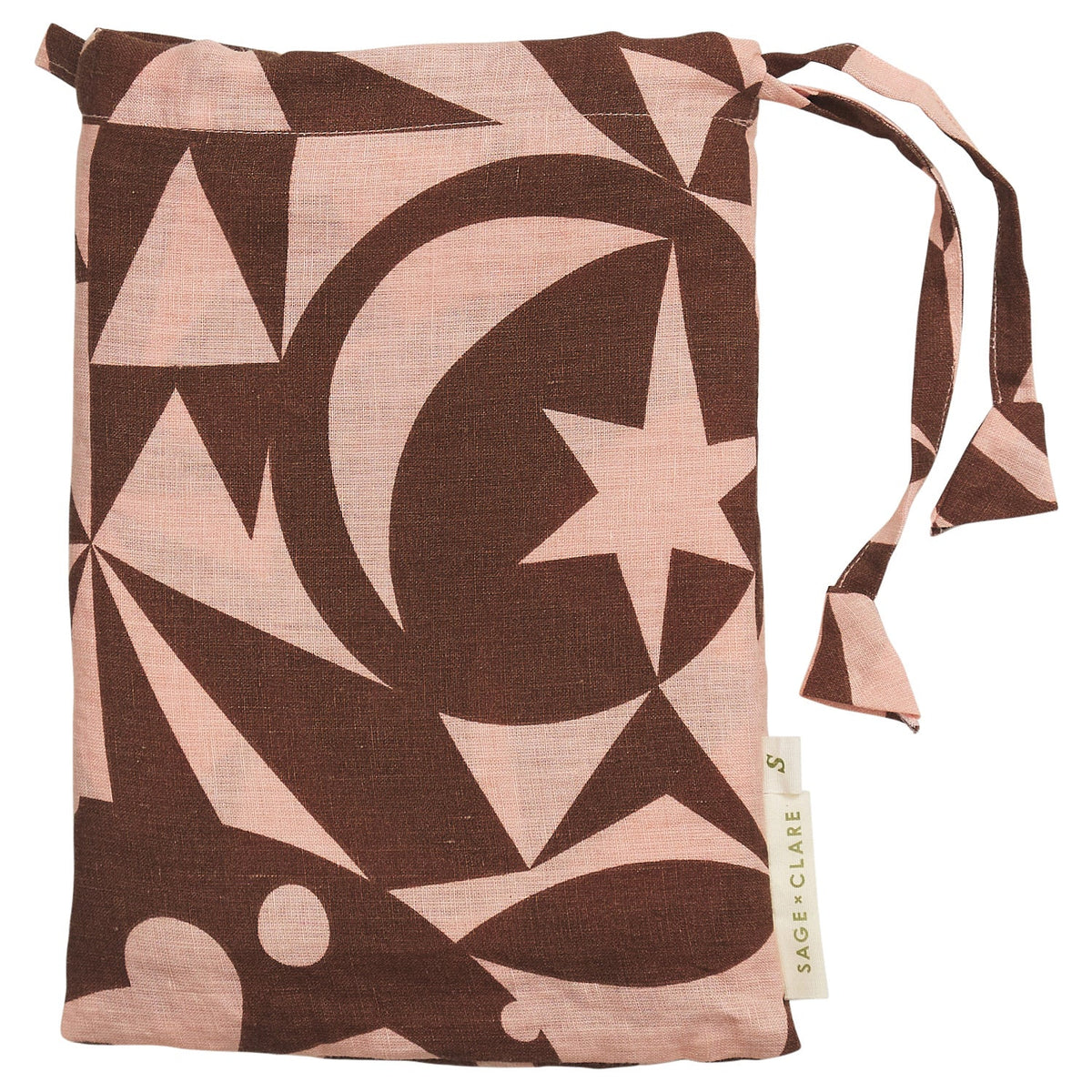Nora Linen Quilt Cover - Carnelian