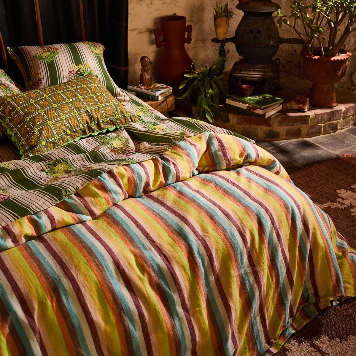 Tilda Linen Quilt Cover