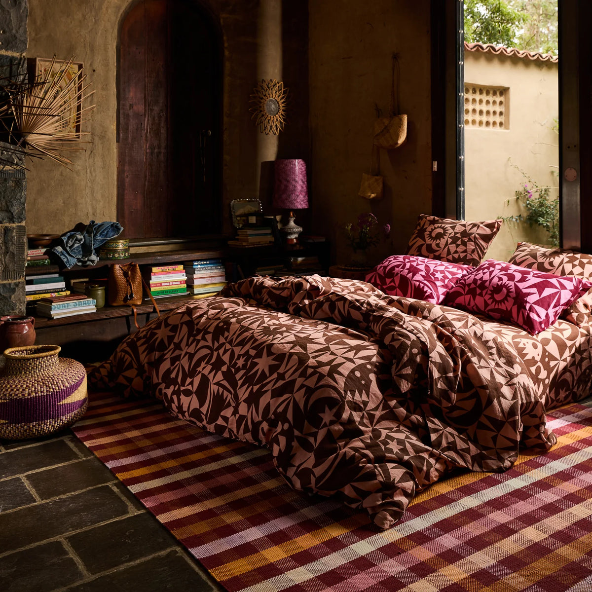 June Woven Rug - Sienna 150 x 210 cm