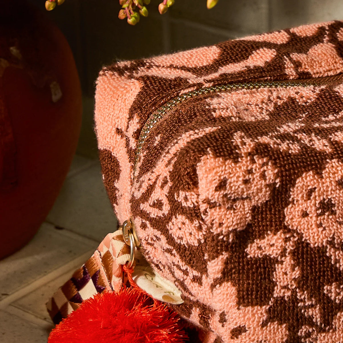 Indiana Terry Pouch - Carnelian Large