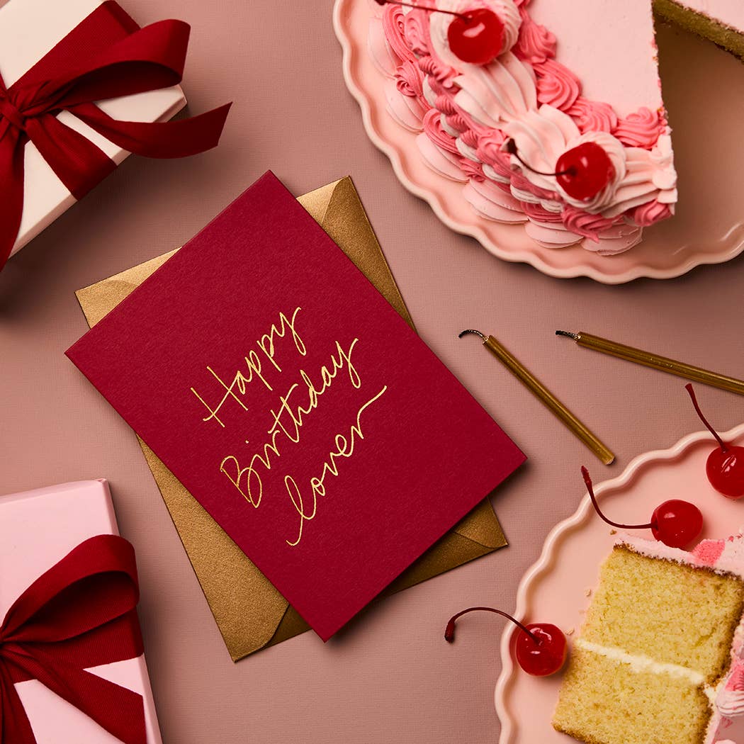 Happy Birthday Lover | Greeting Card