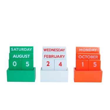 LIGHT BLUE SMALL GLOSSY FULL COLOR CALENDAR HF