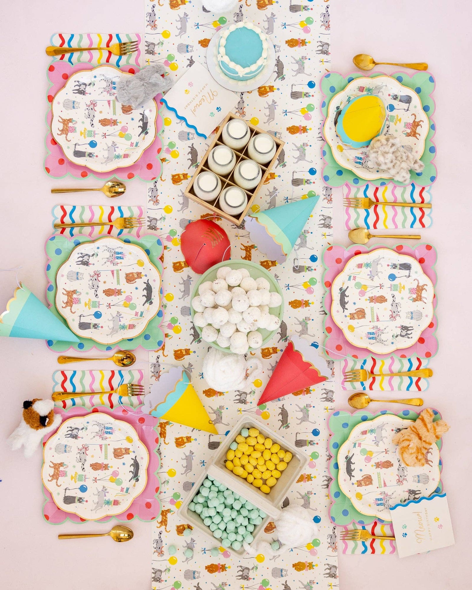 Cat Party Plate