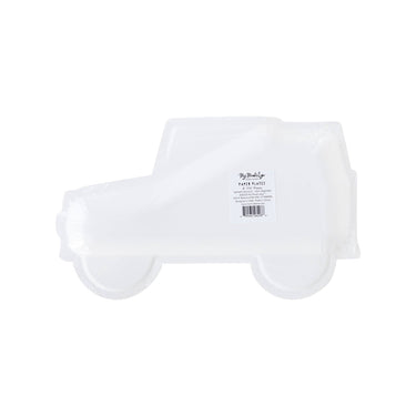 Safari Off-Road Vehicle Shaped Paper Plate