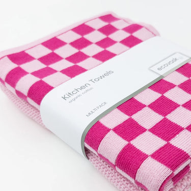 Kitchen Towel Duos - Sherbet Chequer