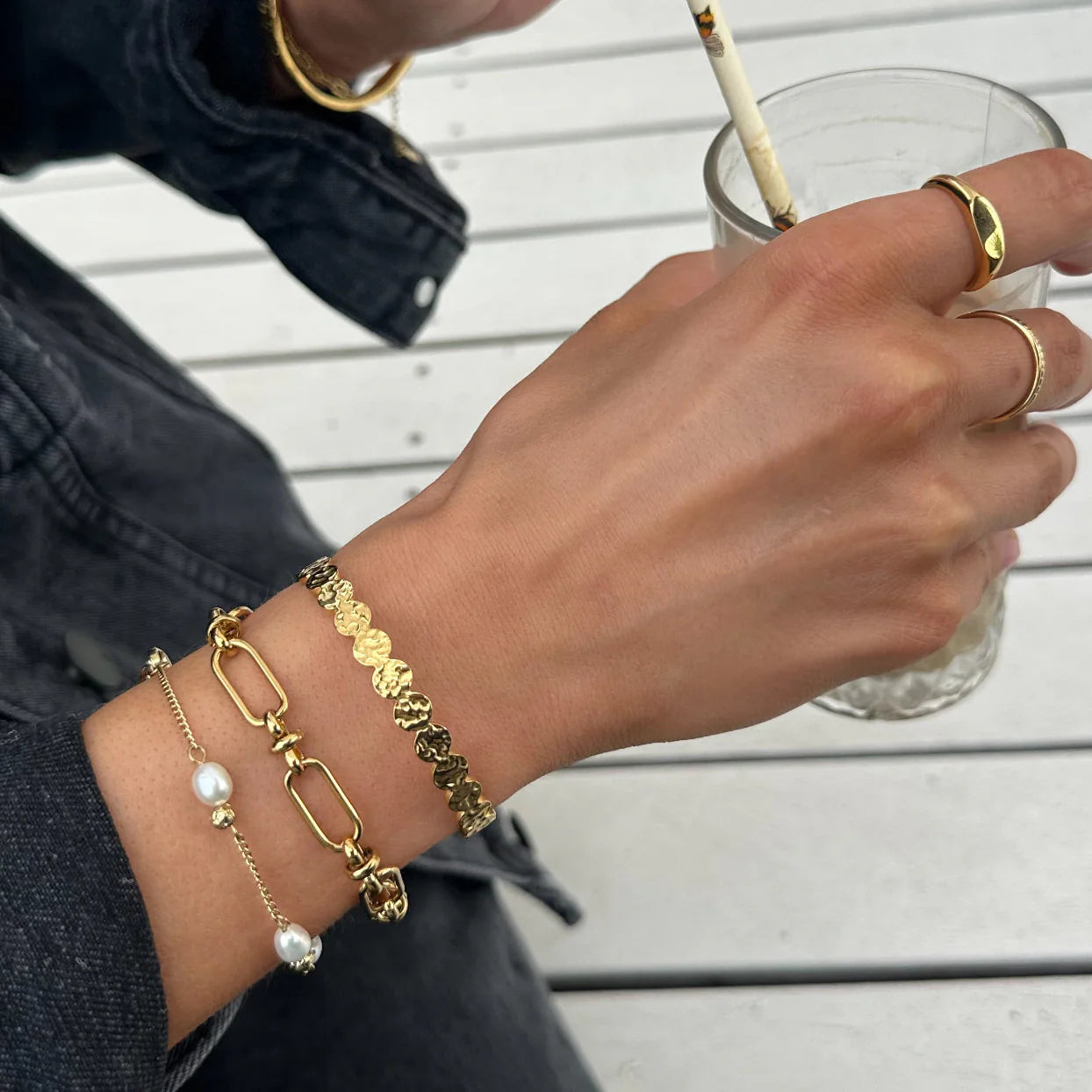 Off Court Pearl Bracelet