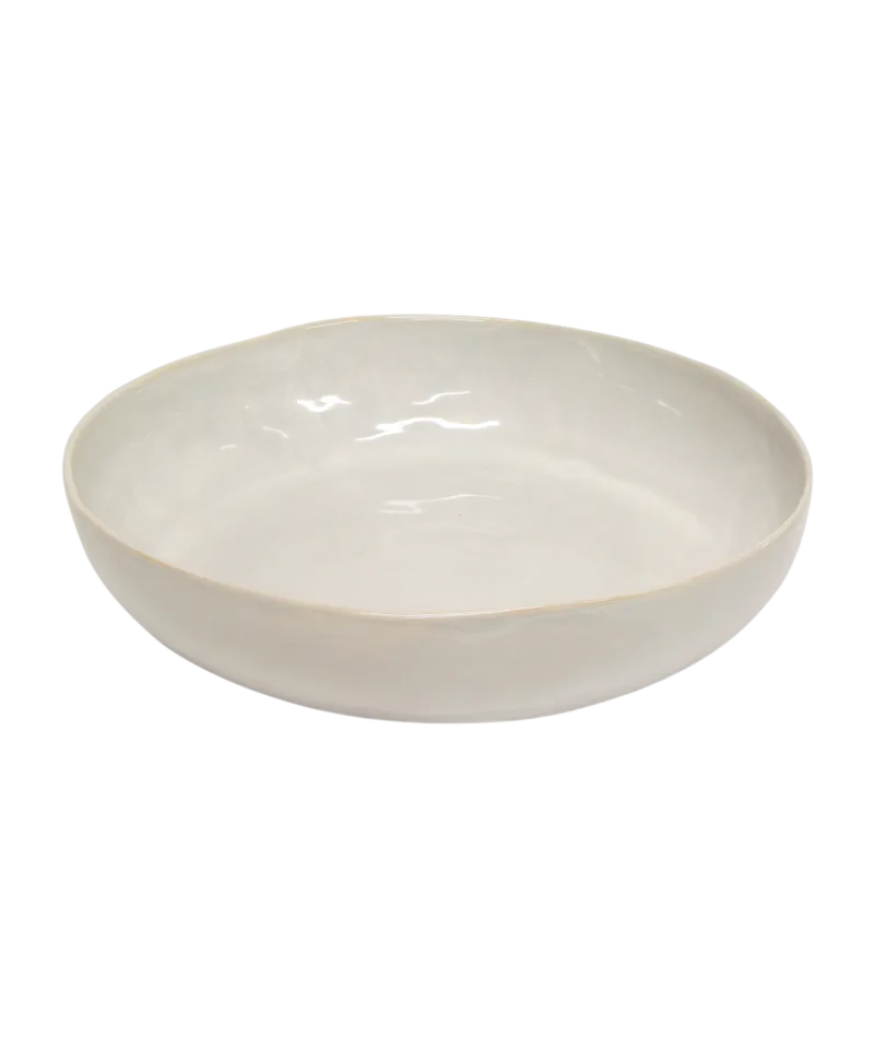 Franco White Large Serving Bowl