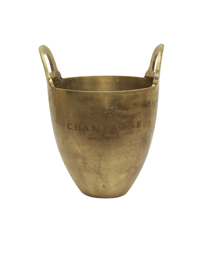 Wine Bucket Burnt Pewter Small