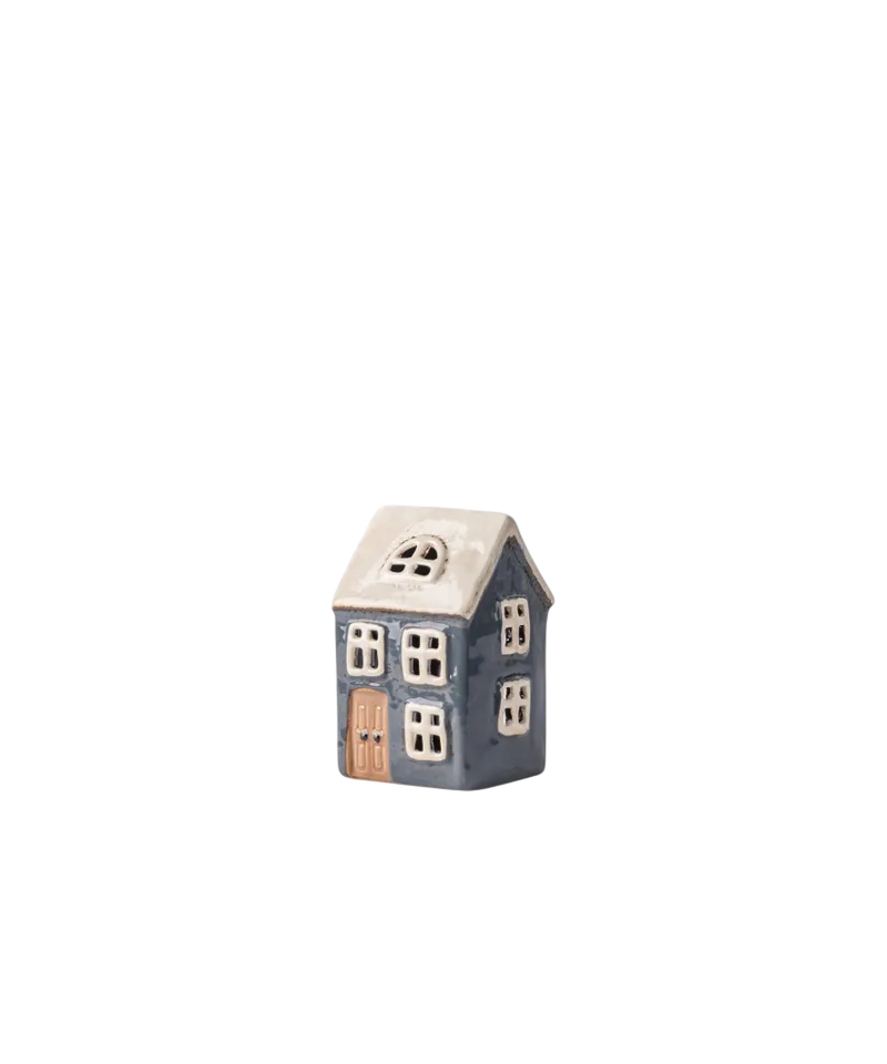 Alsace Tea Light House Navy