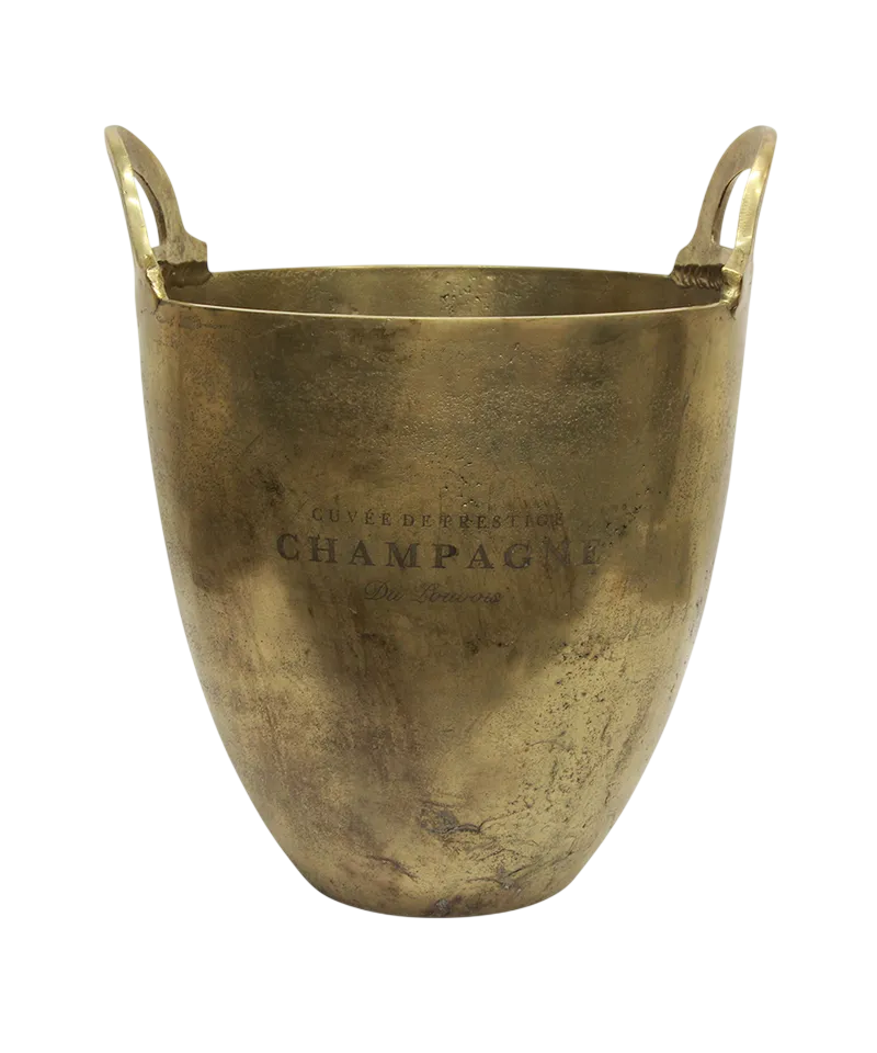 Wine Bucket Burnt Pewter Large