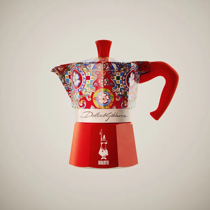 Bialetti Dolce&Gabbana Moka Express 6 Cup Sicilian Cart