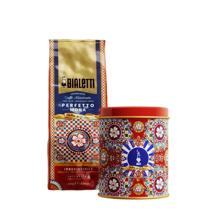 Bialetti Dolce&Gabbana Perfetto Moka Irresistibile Coffee 200g + Tin