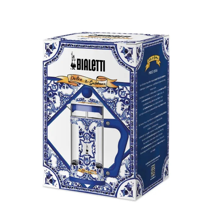 Bialetti Dolce&Gabbana 8C Blu Mediterraneo Coffee Press 1 Litre