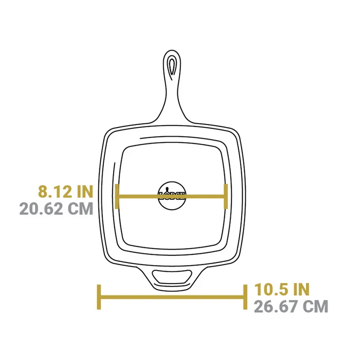Lodge Square Grill Pan 26cm