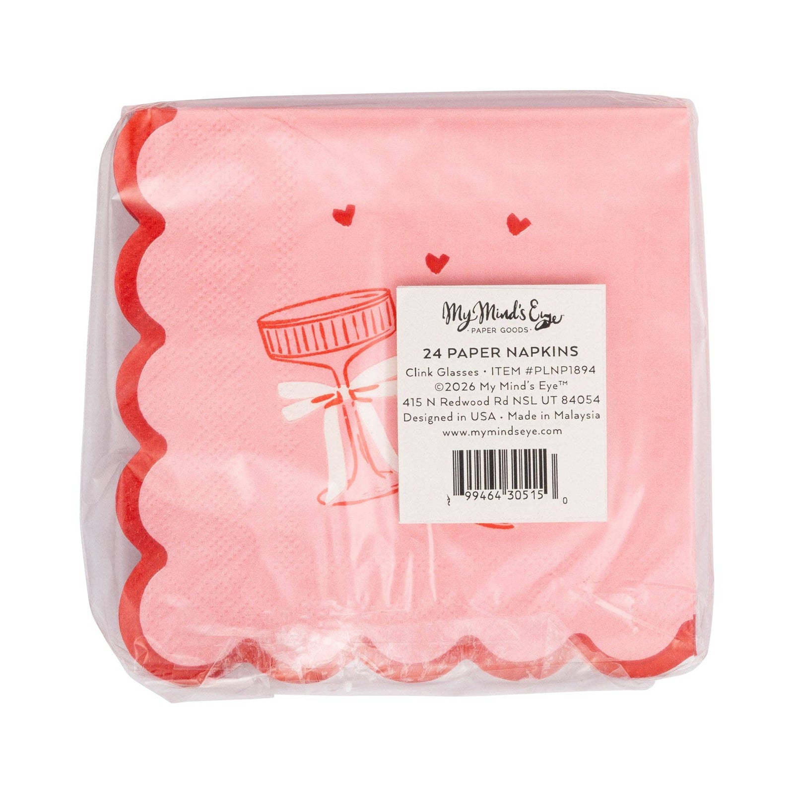Clink Glasses Cocktail Napkin (24ct)