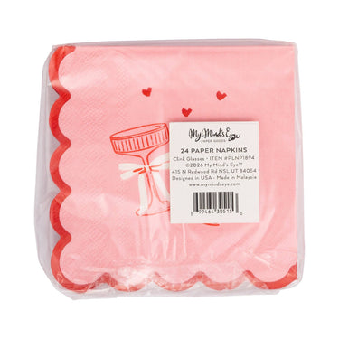 Clink Glasses Cocktail Napkin (24ct)