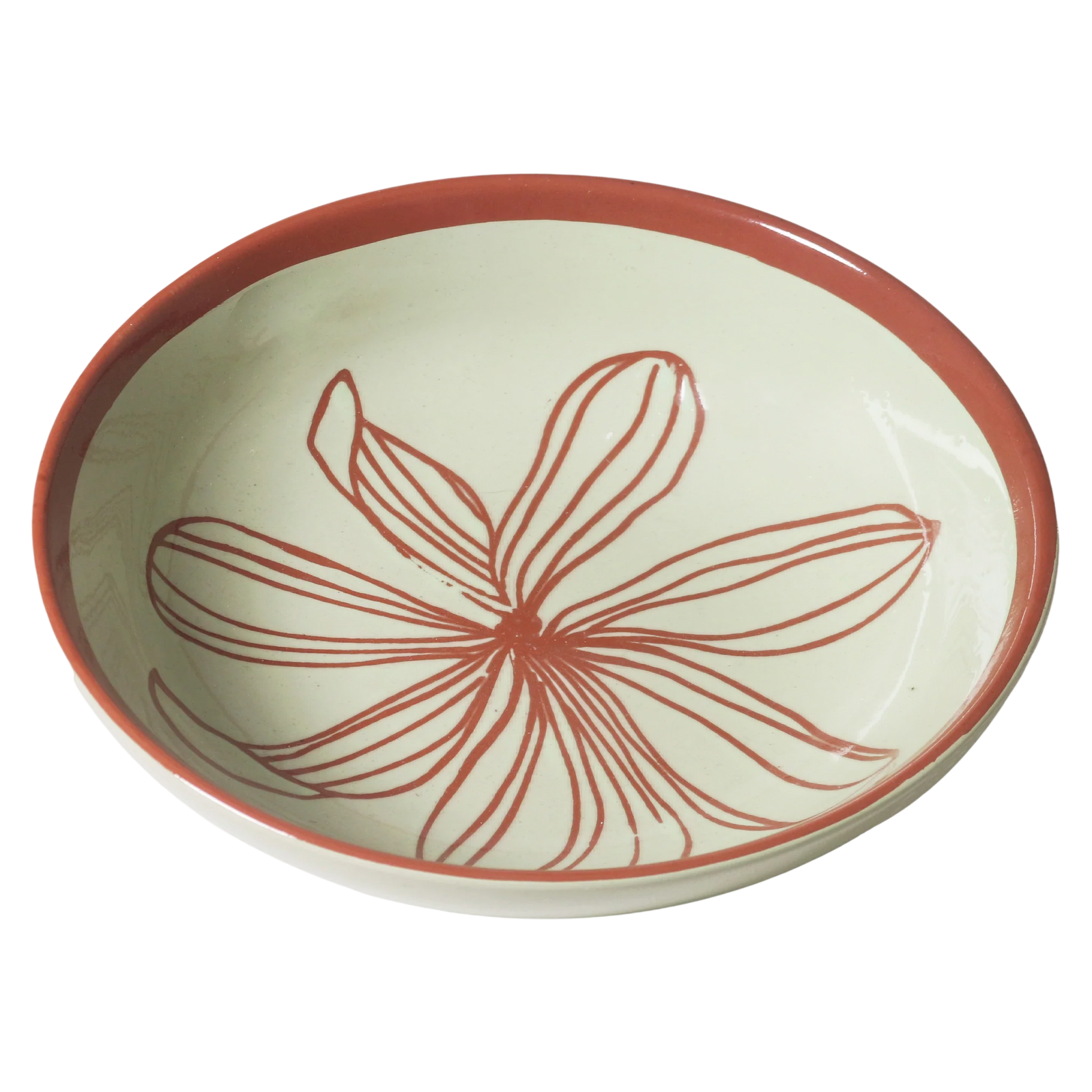 June's Daisy Bowl in Pear
