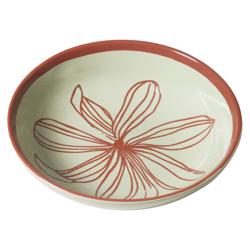June's Daisy Bowl in Pear