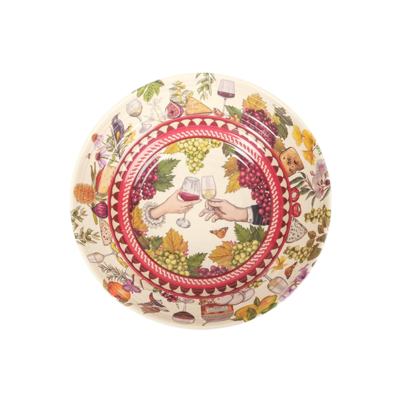 Vineyard Visions - Melamine Salad Bowl