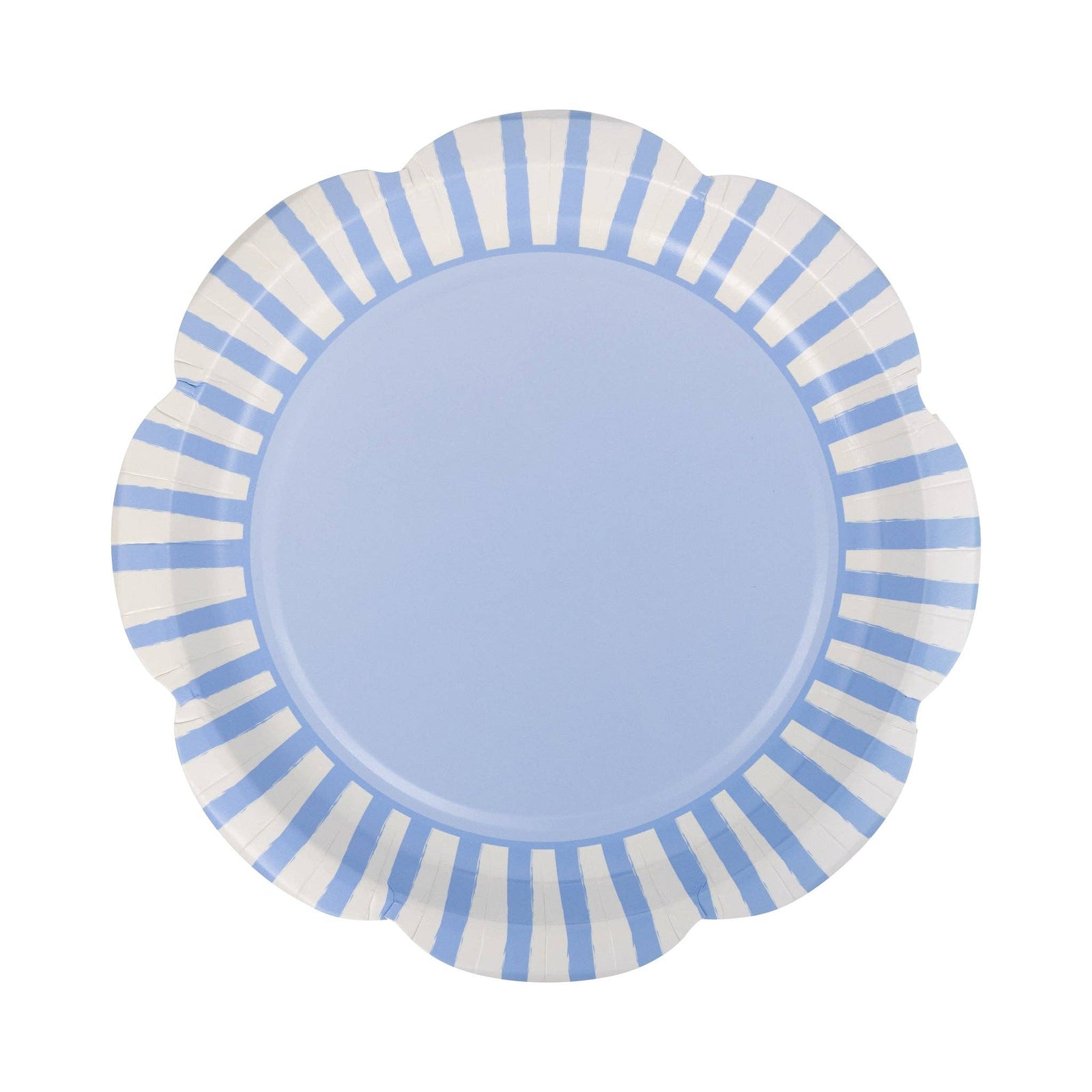 Blue Striped 9" Scallops