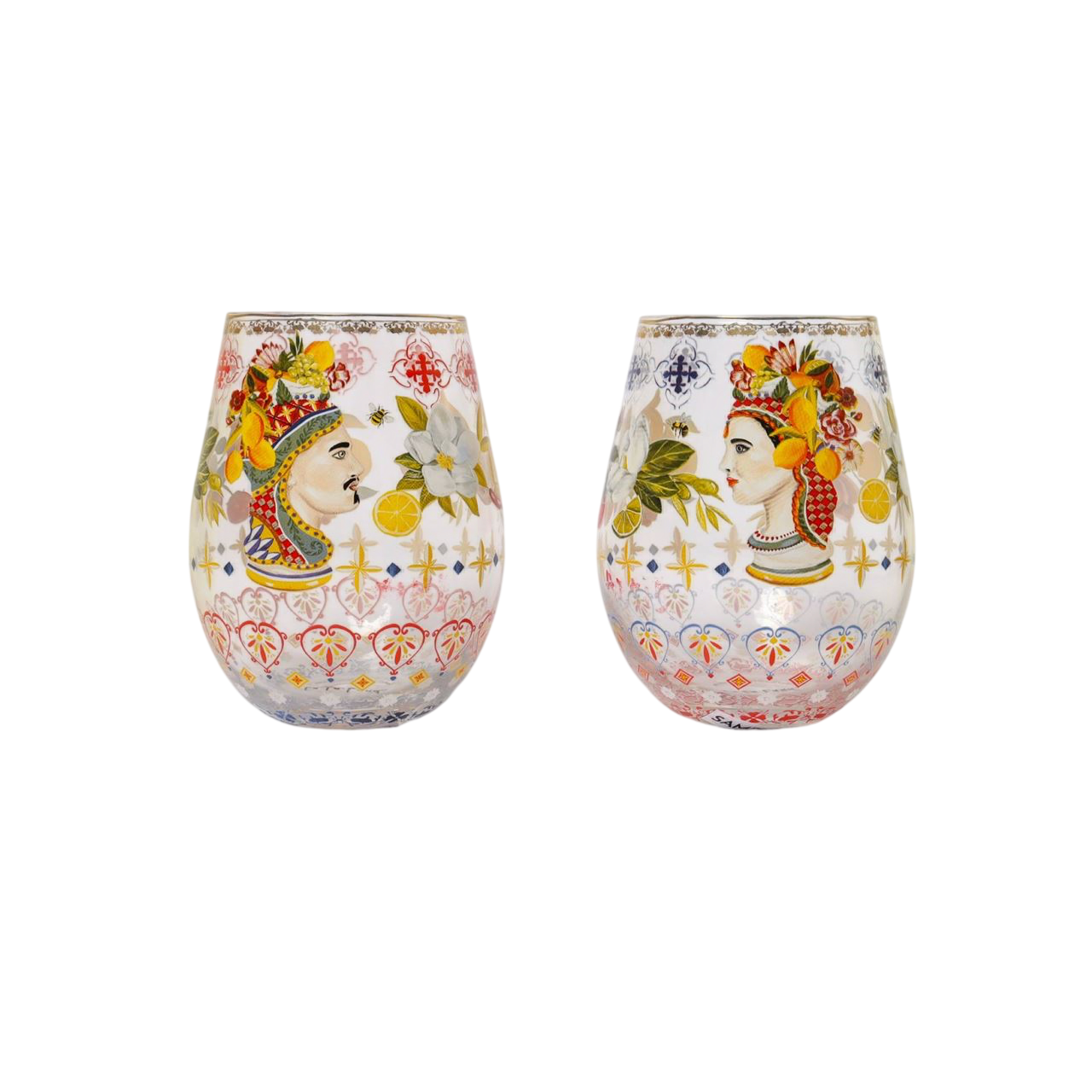 Glass Tumblers Set of 2