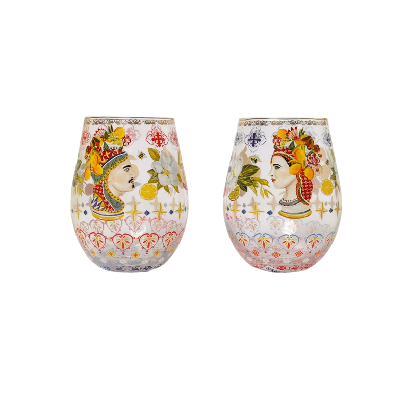 Glass Tumblers Set of 2