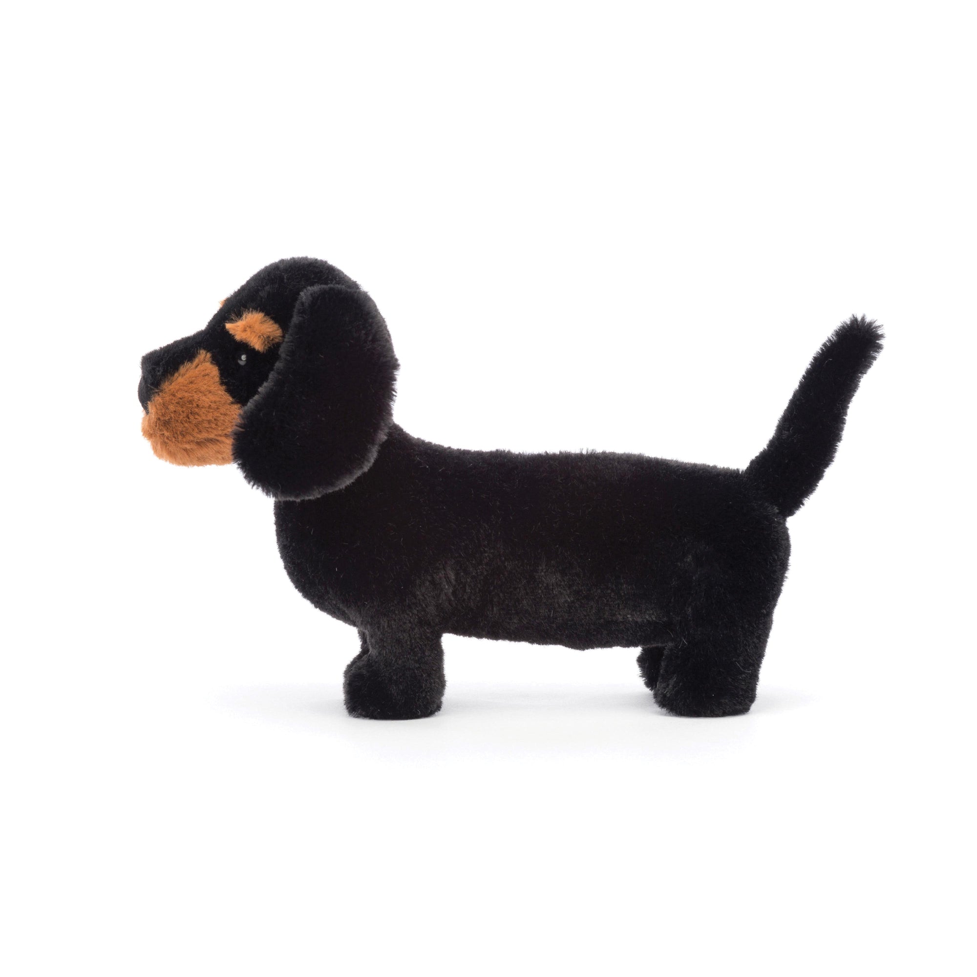 JELLYCAT FREDDIE SAUSAGE DOG BLACK Louis & Max