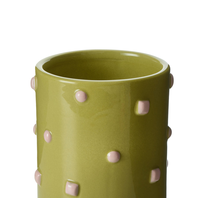 Bejewel Vase Green