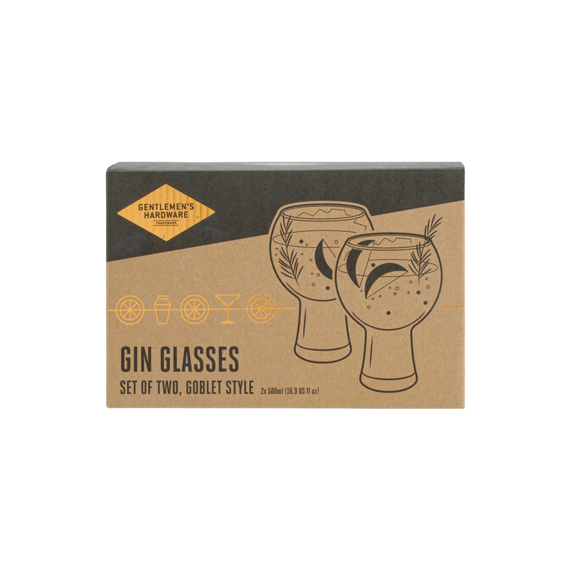 Gin Goblet Glasses Set of 2