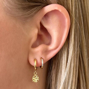 Harmony Gold Huggie Earrings