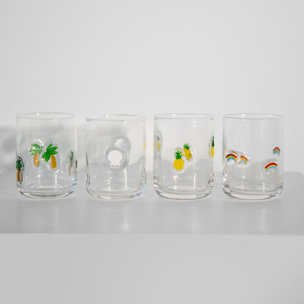 Tropicana Icon Glass – Mixed – Set of 4