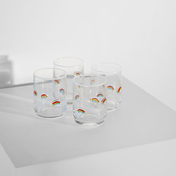 Rainbow Icon Glass – Set of 4