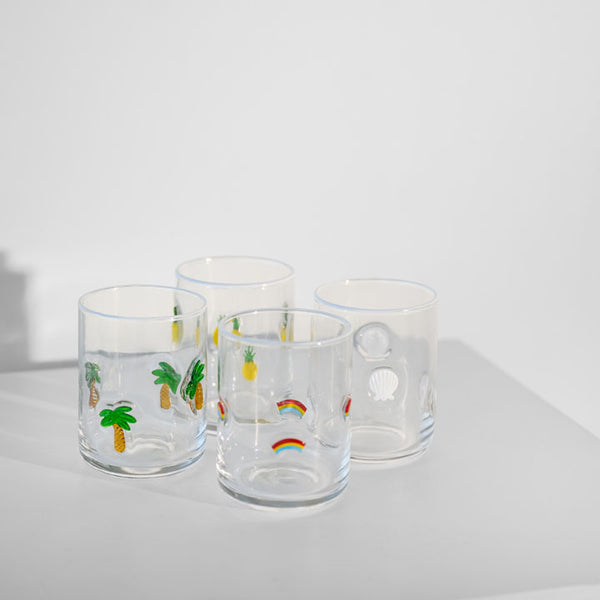 Tropicana Icon Glass – Mixed – Set of 4