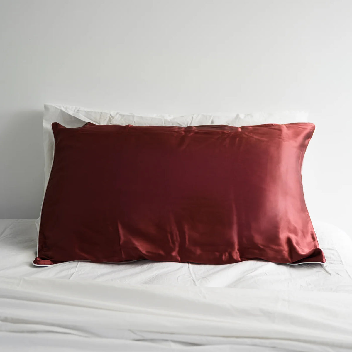 Silk Pillowcase Cocoa w Milk Piping