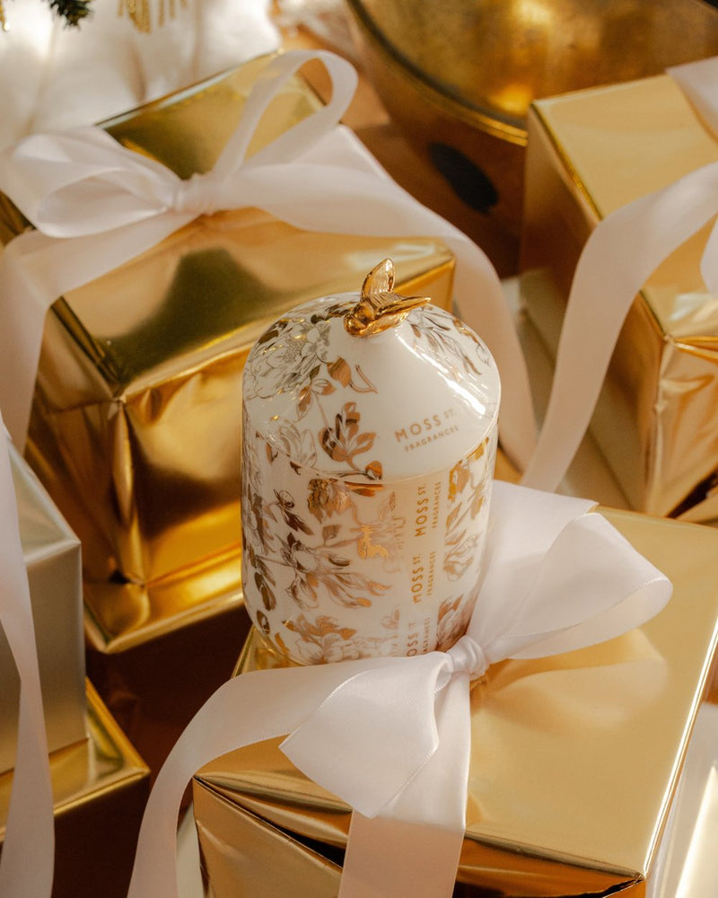 Honeyed Musk & Lily | Moss St. Ceramic Candle 360g