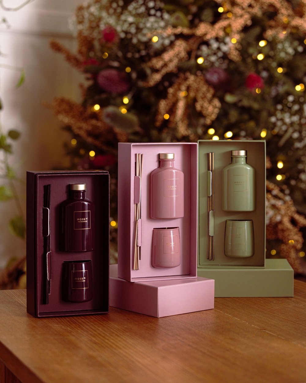 Gift Set - Mini Candle & Diffuser - French Pear & Freesia | Moss St.