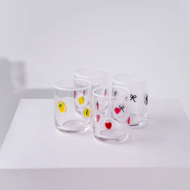 Icon Glass - Set of 4 (Mixed)