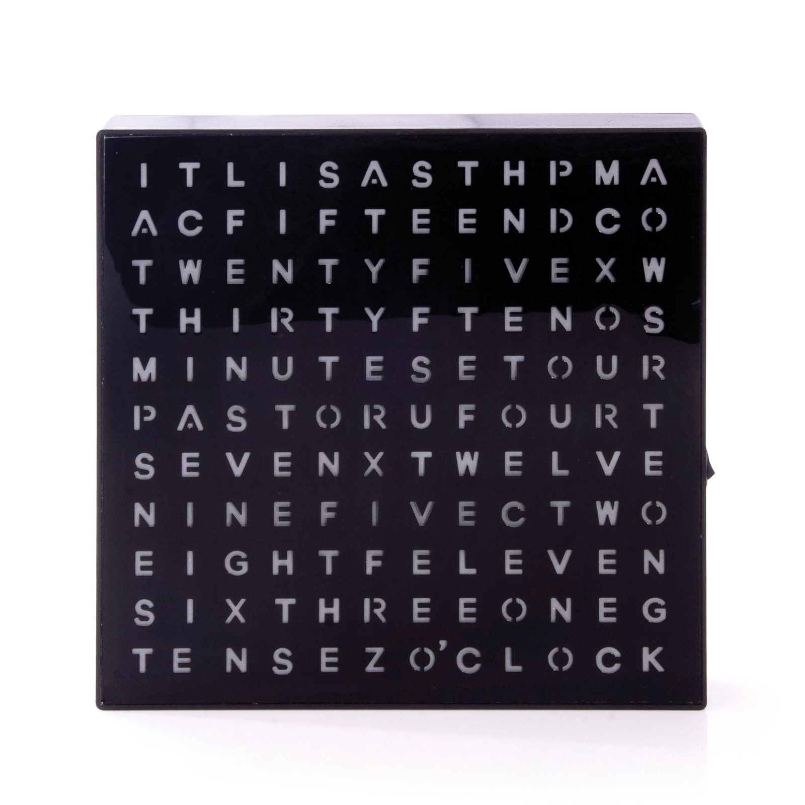 Maverick Word Clock Black