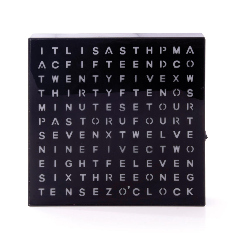Maverick Word Clock Black