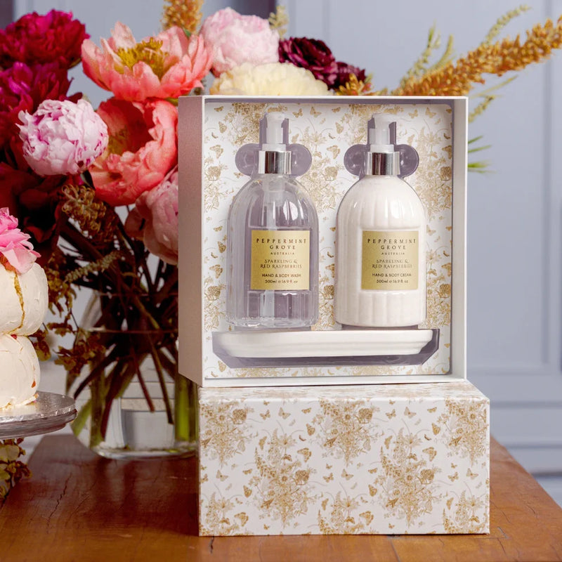 Gift Set - Hand Care Duo - Sparkling & Red Raspberries
