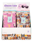 THE DOG COLLECTIVE SNAP SHUT GLASSES CASE & CLEANING CLOTH ASSORTED