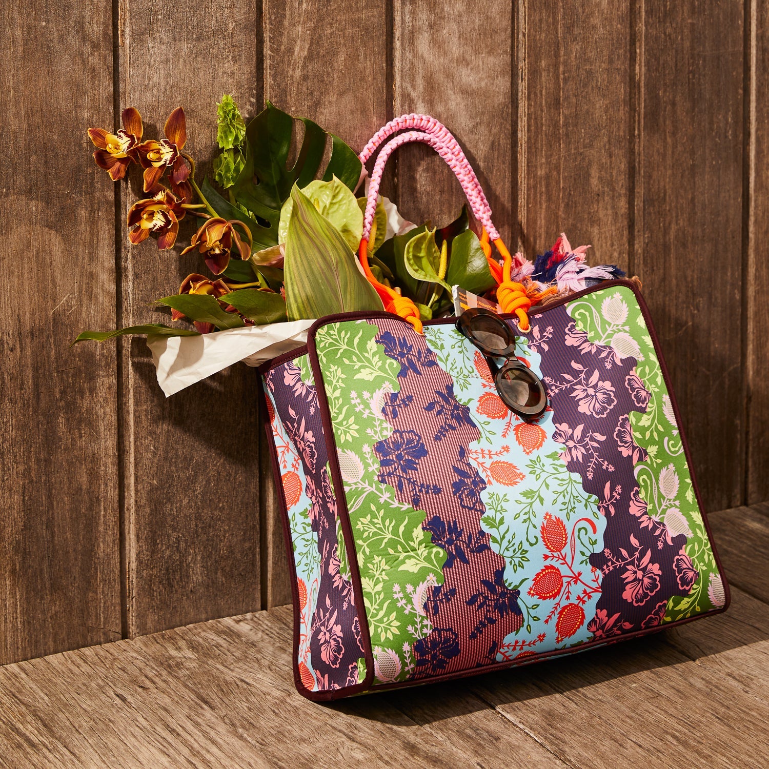 Leilani Tote Bag - Garnet