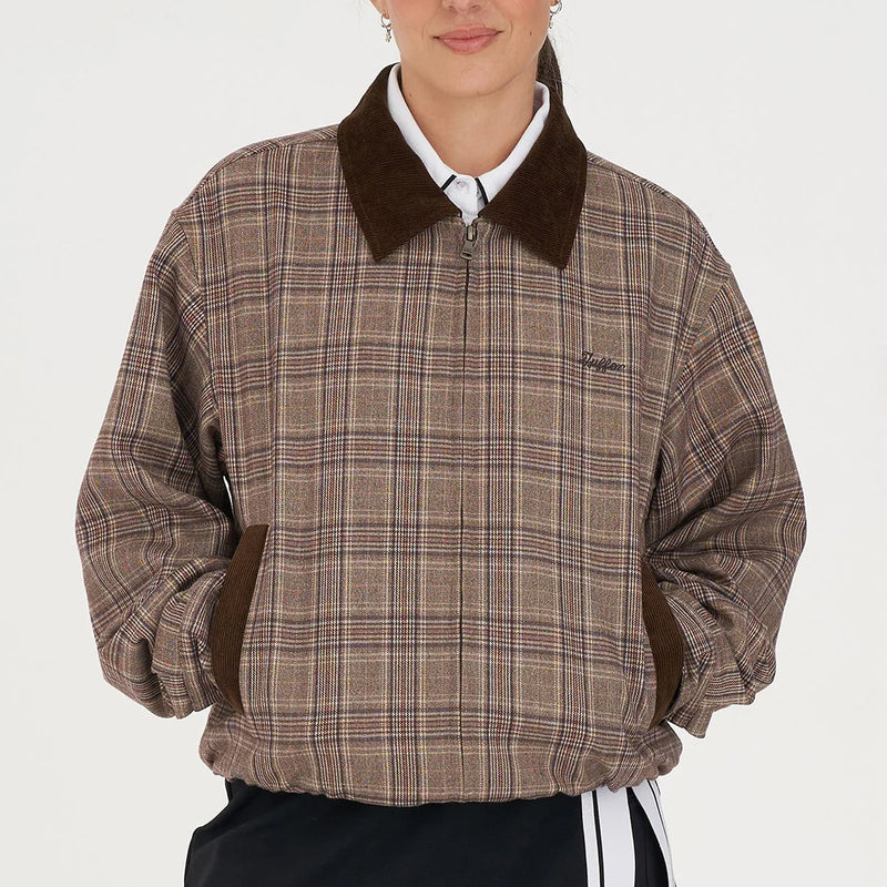 Womens Plaid Clubhouse Jacket