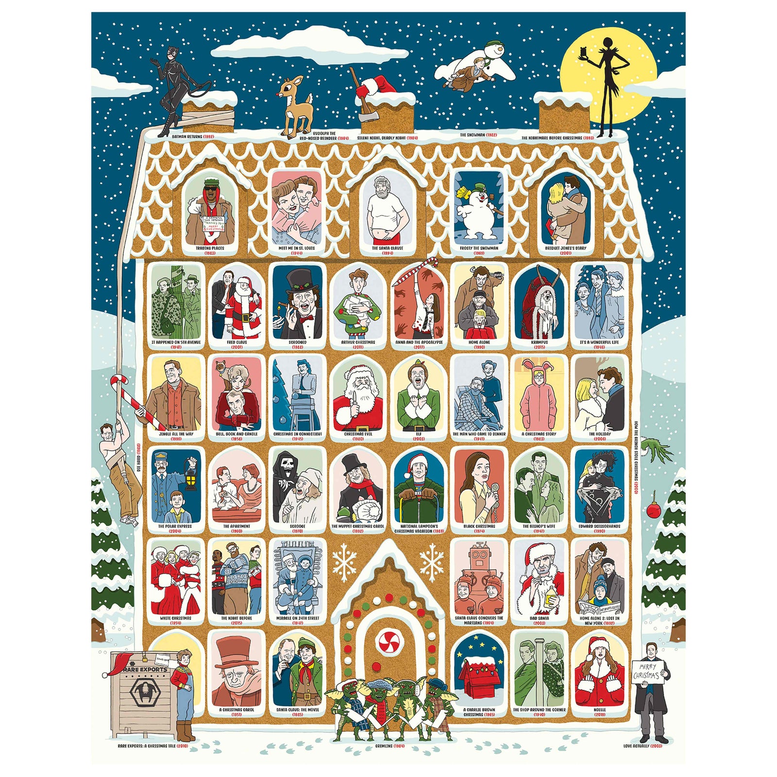 Ridley’s 50 Must-Watch Christmas Movies Bucket List Puzzle
